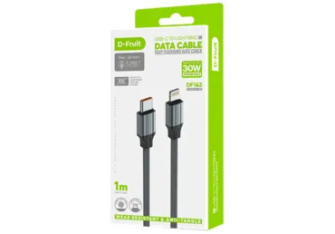 Kaabel D-FRUIT USB-C/Lightning, DF163 1m