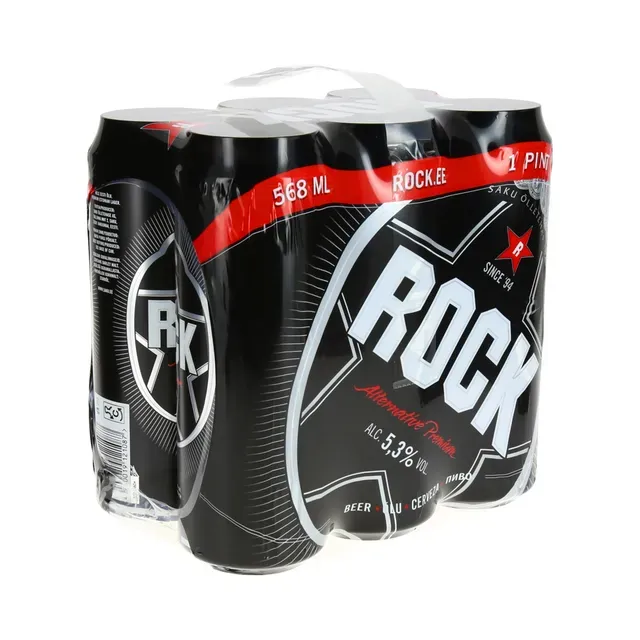 Õlu Rock 6-pakk, SAKU, 6 x 568 ml purk