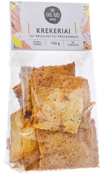 Kreekerid Bruschetta vürtsidega