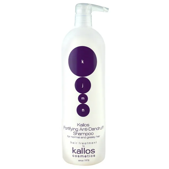 Kallos KJMN Professional Fortifying Anti-Dandruff Energiat andev šampoon kõõma vastu 1000 ml