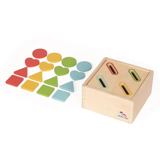 2Kids Toys Sorting Shapes and Colors aktiveeriv mänguasi 12m+ 1 tk