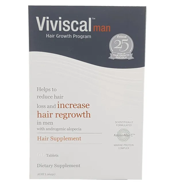 VIVISCAL Man Hair Growth Supplement 60 Tablets
