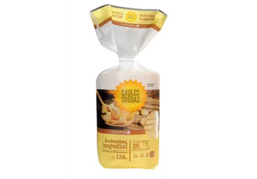 Maisivahvlid SAULES GRUDAS 120g
