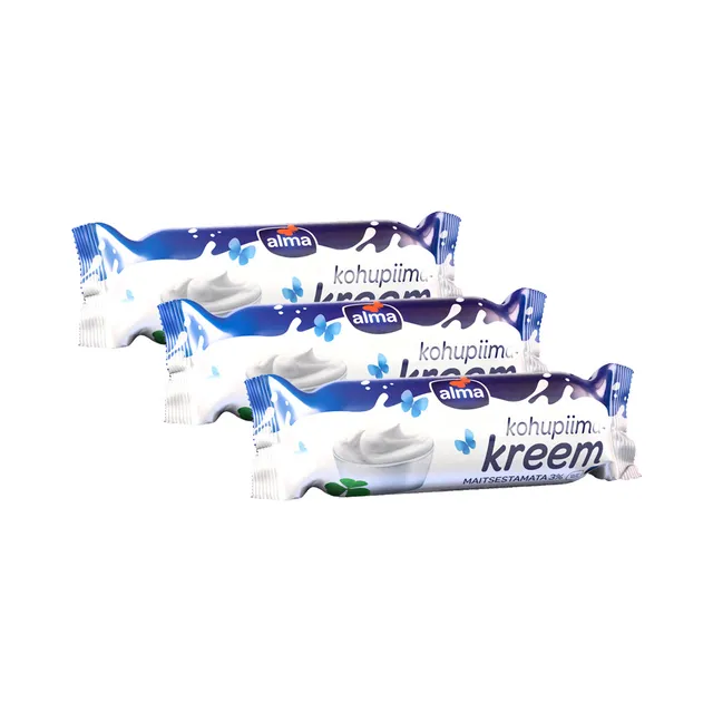 HULGI Kohupiimakreem 3% toru 3tk, ALMA, 3 x 300 g