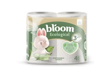 WC paber BLOOM Comfort Ecol. 3kih, 4rl