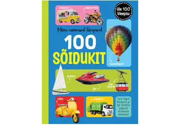 Raamat Esimesed kleepsud. 100 sõidukit