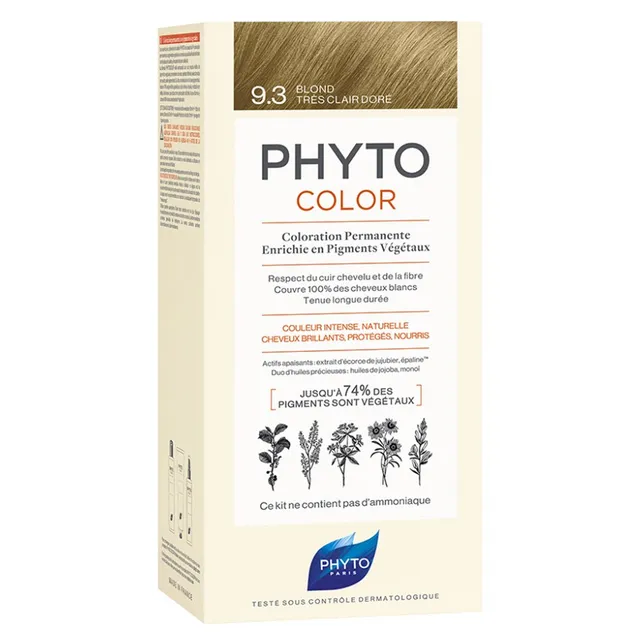PHYTO Phytocolor Hair Dye No.9.3 Very Light Golden Blonde