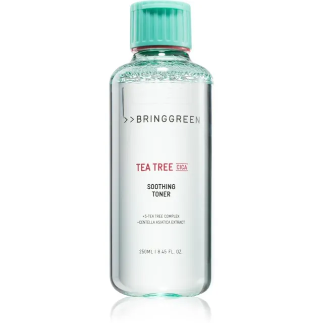BRINGGREEN Tea Tree Cica Soothing Toner Rahustav toonik niisutava toimega 250 ml