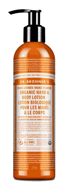 DR.BRONNER'S ökoloogiline kehapiim ORANGE-LAVENDER