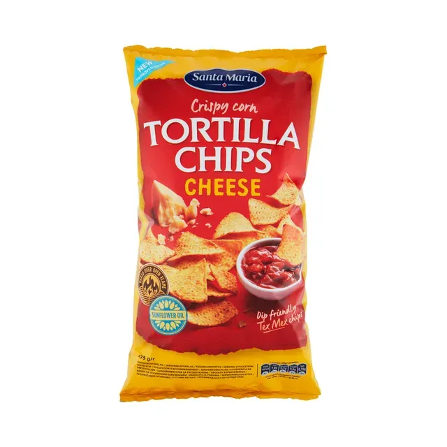 Tortilja krõpsud juustu, SANTA MARIA, 475 g