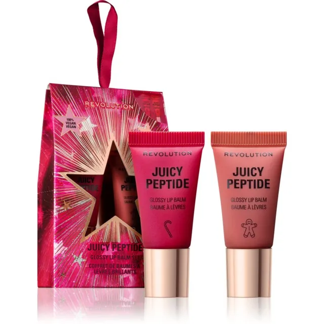 Revolution Makeup set Juicy Peptide Kinkekomplekt huultele