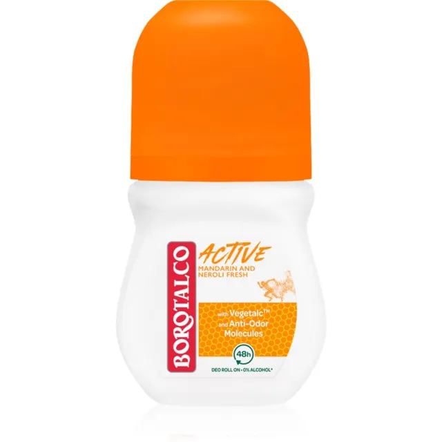 Borotalco Active Mandarin & Neroli Värskendav rulldeodorant 50 ml