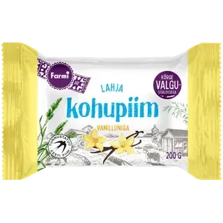 Farmi Kohupiim Vanilliiniga Lahja 200g