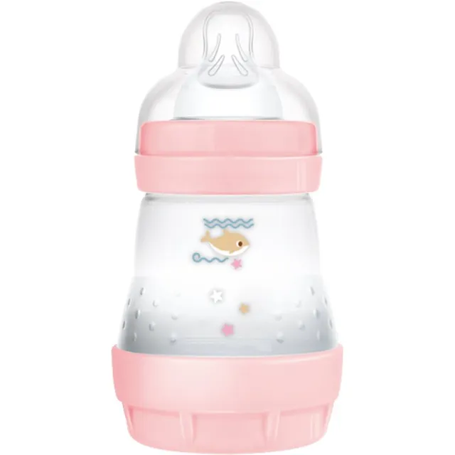 MAM Perfect Star Anti-colic Bottle koolikuid ennetav pudel 0m+ Pink 1 tk