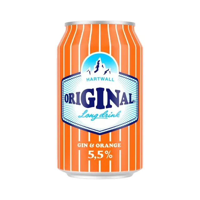 Long drink Gin & Orange, HARTWALL, 330 ml purk