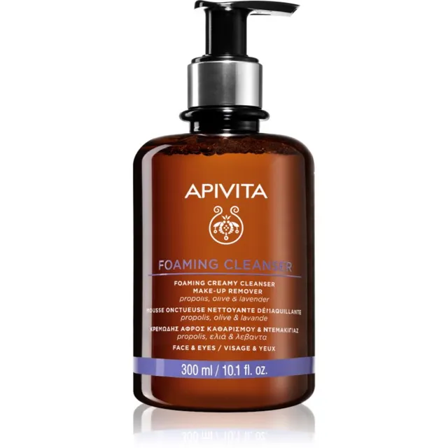 Apivita Cleansing Foaming Cleanser Õrn puhastusvaht 300 ml