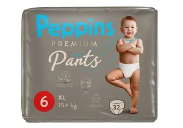 Püksmähkmed PEPPINS Premium +15kg 32tk