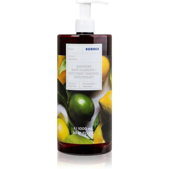 Korres Citrus Energiat andev dušigeel 1000 ml