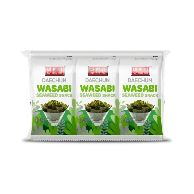 Merevetika snäkk wasabi-maitseline 3-pakk, DAECHUN, 12 g