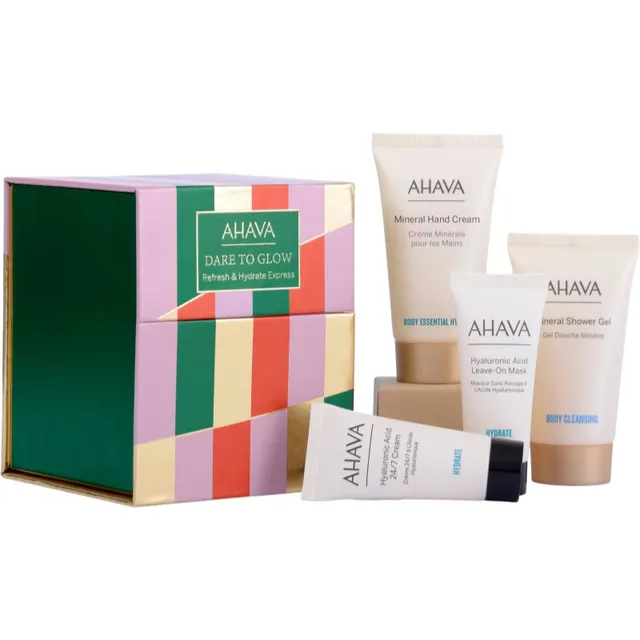 AHAVA Dare to Glow Refresh & Hydrate Express Kinkekomplekt kehale ja näole
