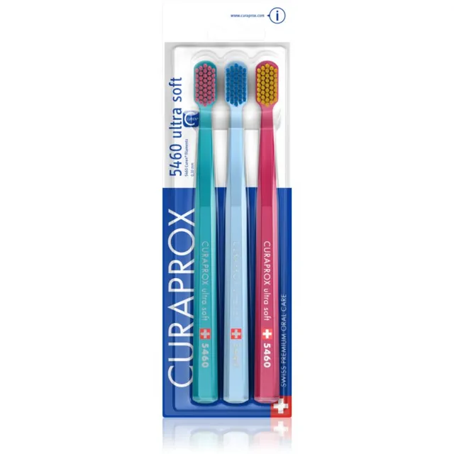 Curaprox 5460 Ultra Soft Hambahari 3 tk