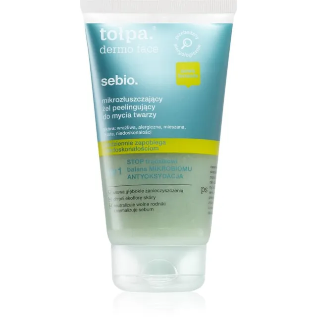 Tołpa Dermo Face Sebio Kooriv puhastusgeel näole 150 ml