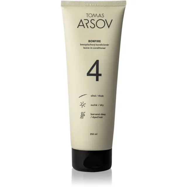 Tomas Arsov Bonfire Leave On Conditioner Toitev juustesse jäetav palsam õhukestele ja kahjustatud juustele 250 ml