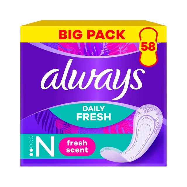Pesukaitsmed Normal Deo, ALWAYS, 58 tk