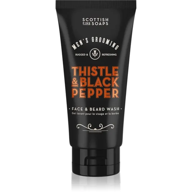 Scottish Fine Soaps Thistle & Black Pepper Pesugeel näole ja habemele 150 ml