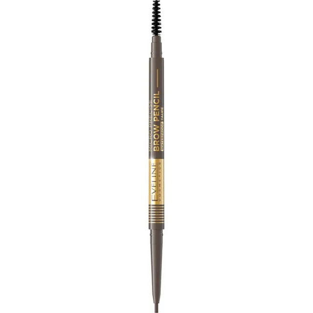 Eveline Cosmetics Micro Precise Veekindel kulmupliiats kaks-ühes pintsliga varjund 01 Taupe 4 g