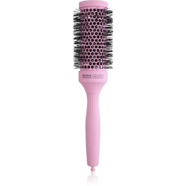 Olivia Garden Club The Glow Blowout Ceramic Round Brush Pink Ümmargune juuksehari M 1 tk