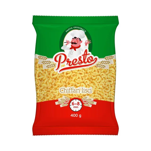 Pasta Chiffari Lisci Nr.183, PRESTO, 400 g