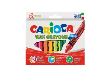 Rasvakriidid CARIOCA Jumbo 12 värvi