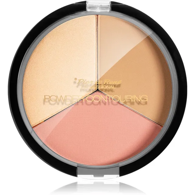 Pierre René Powder Contouring Kontuur- ja esiletõstepalett 23 g