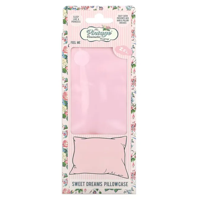 THE VINTAGE COSMETIC Pink Sweet Dreams Pillowcase