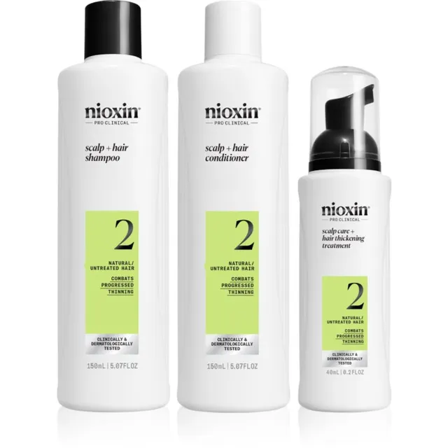Nioxin System 2 Kinkekomplekt õhenevatele juustele 3 tk