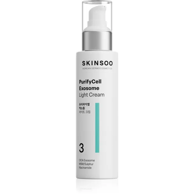 SKINSOO PurifyCell Exosome Light Cream Kerge niisutav kreem matistava efektiga 120 ml