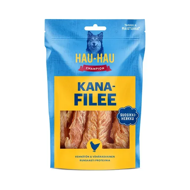 Täiendsööt. Kanafilee, HAU-HAU CHAMPION, 100g