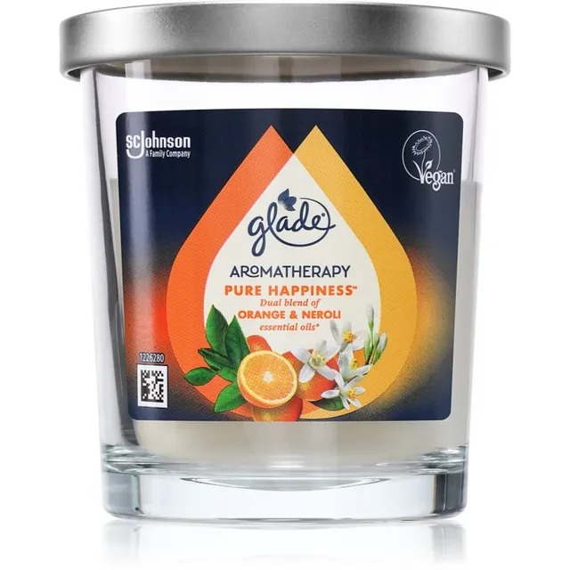 GLADE Aromatherapy Pure Happiness lõhnaküünal 170 g