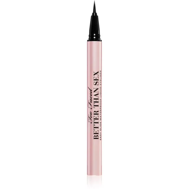 Too Faced Better Than Sex Easy Glide Waterproof Liquid Eyeliner Kauapüsiv silmamarker varjund Black 6 ml