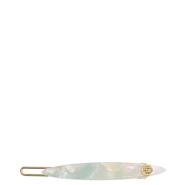 EVITA PERONI Lana Snap Hair Clip Green