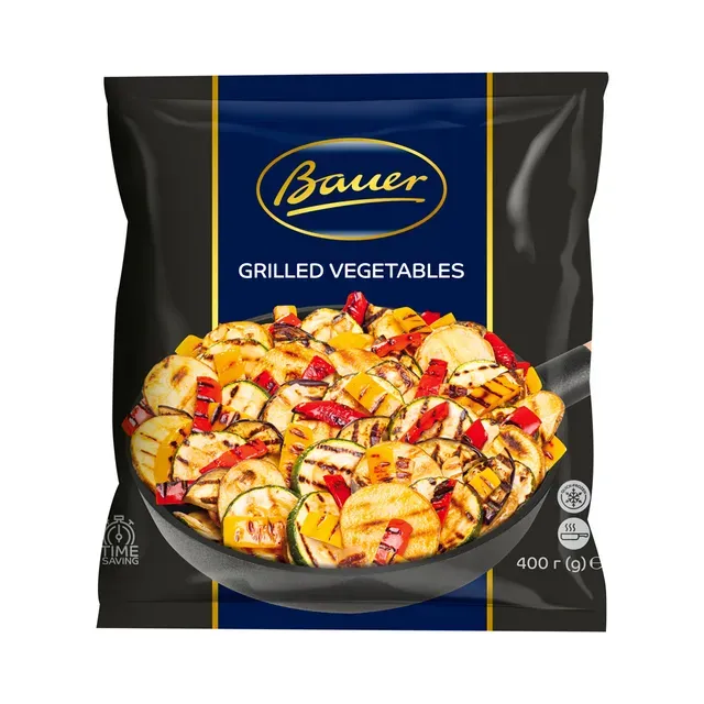Grillitud köögiviljad, BAUER, 400 g