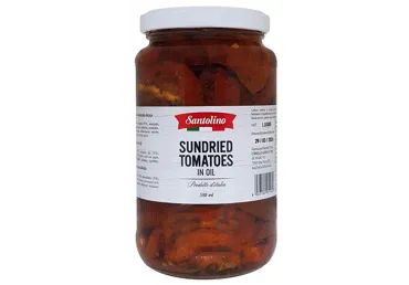 Päikesekuiv.tomatid õlis SANTOLINO 580ml