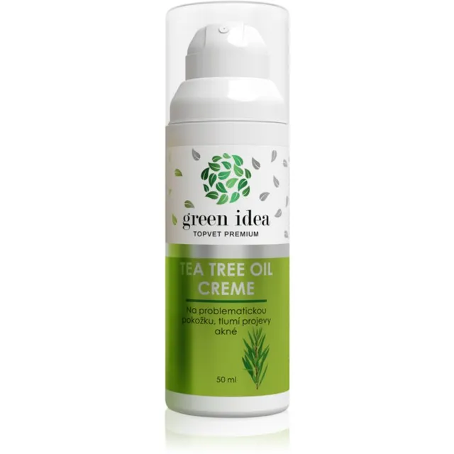 Green Idea Tea Tree Oil Creme Taastav päevakreem probleemsele nahale, akne vastu 50 ml