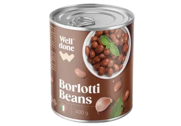 Kons. Borlotti oad Well Done 400g