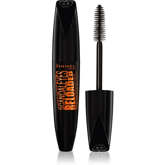 Rimmel ScandalEyes Reloaded Ülitihendav ripsmetušš varjund 003 Extreme Black 12 ml