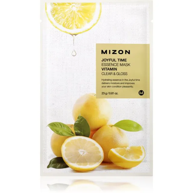 Mizon Joyful Time Vitamin Värskendav ja puhastav lehtmask 23 g