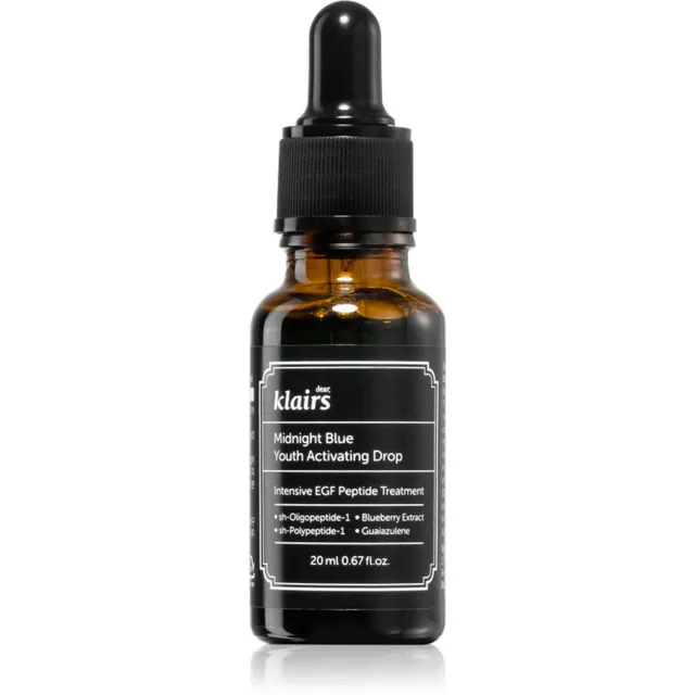 Klairs Midnight Blue Youth Activating Drop Aktiveeriv seerum naha noorendamiseks 20 ml