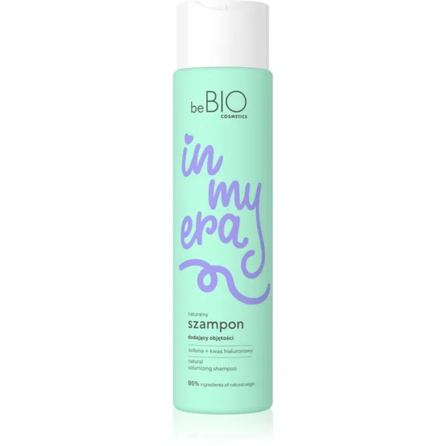 beBIO In My Era Natural Volumizing Volüümi lisav šampoon õhukestele juustele 300 ml