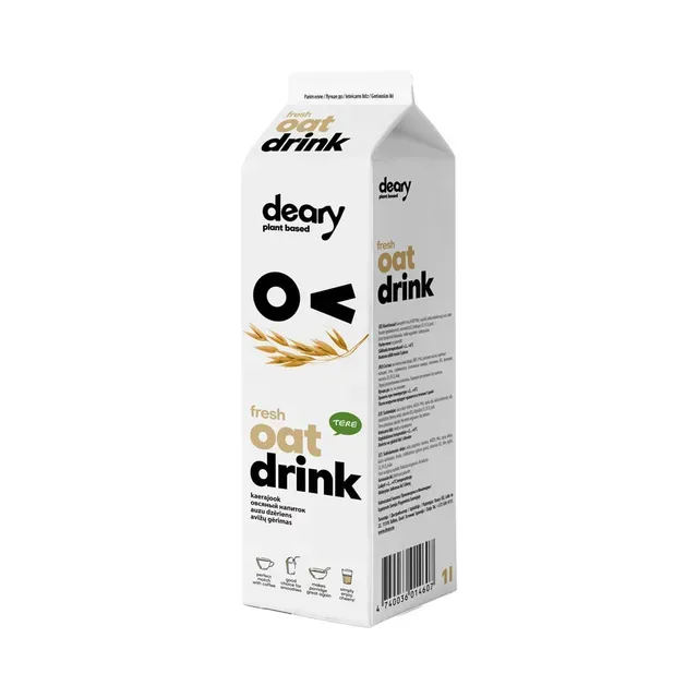 Kaerajook laktoosivaba, DEARY, 1 l